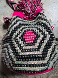 Colombian Wayu purse handmade rhinestones