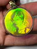 Vintage Holographic Princess Diana Pendant