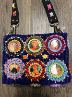 Frida Kahlo Purse Beaded handmade