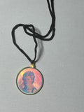 Vintage Holographic Princess Diana Pendant