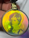 Vintage Holographic Princess Diana Pendant