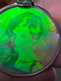 Vintage Holographic Princess Diana Pendant