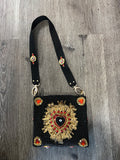 Beaded heart purse