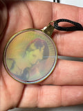 Vintage Holographic Princess Diana Pendant