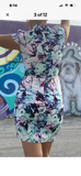 Dress Purple Blue Pink Mini Casual Sexy Mini Xs Size 2 Elegant Vintage