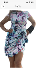 Dress Purple Blue Pink Mini Casual Sexy Mini Xs Size 2 Elegant Vintage