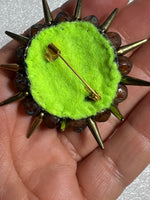 Pin Brooch Eye Handmade by Camila Meucci and Sara Molano