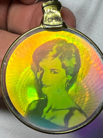 Vintage Holographic Princess Diana Pendant