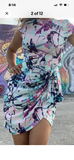 Dress Purple Blue Pink Mini Casual Sexy Mini Xs Size 2 Elegant Vintage