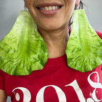 Lettuce Earrings handmade