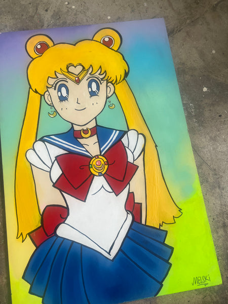 Melski street art Sailor Moon large