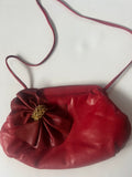 1980 leather bag opulent containers red